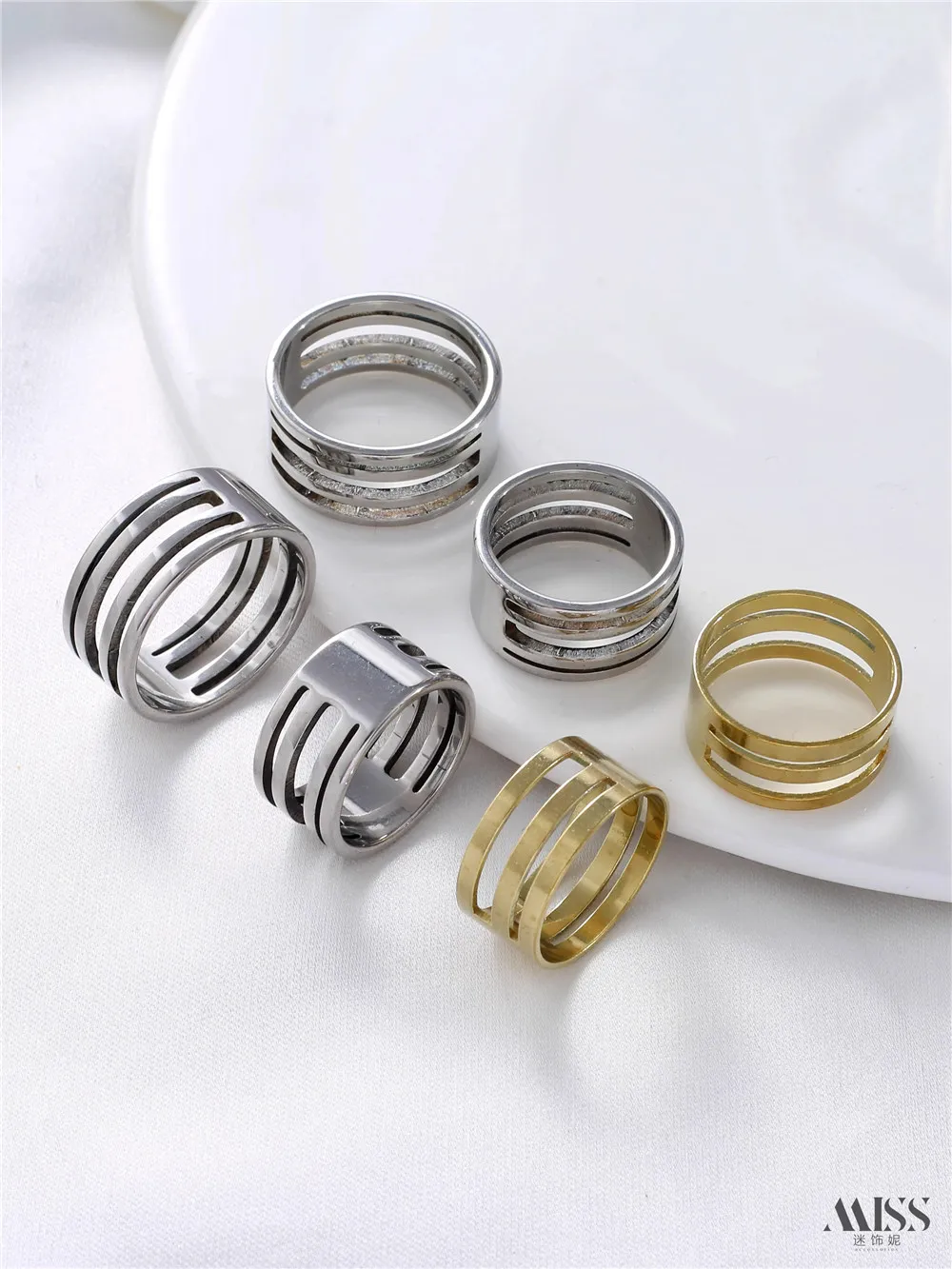 Stainless Steel Thimble Open Ring Closed Ring DIY Handmade Ring Open Ring Jewelry Making Aids