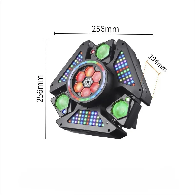 Three Arm Colorful Bee Vision Beam Light Laser Effect Light Bar KTV Colorful Atmosphere Stage Lighting