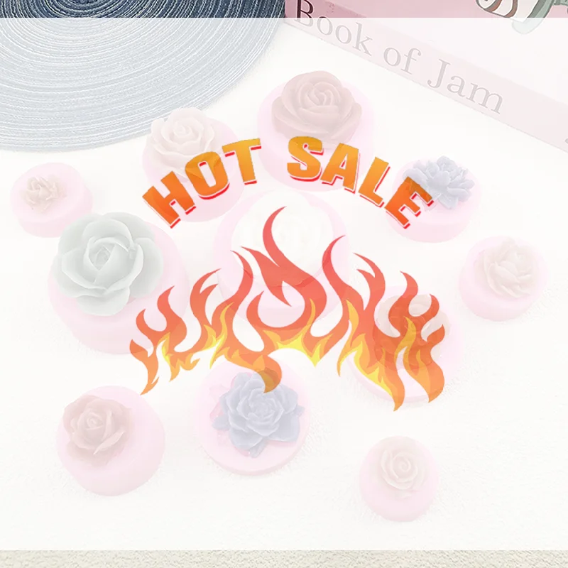

1Pc 3D Beautiful Roses Silicone Mold DIY Chocolate Cake Fondant Wedding Cake Baking Mould Flowers Soap Decorating Tool