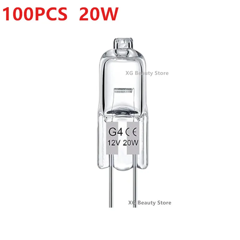 10/50/100PCS G4 12V 10W 20W LED Lampen Eco Halogeenlampen Capsule geplaatst Kralen Kristallen Lamp Halogeenlamp Groothandel