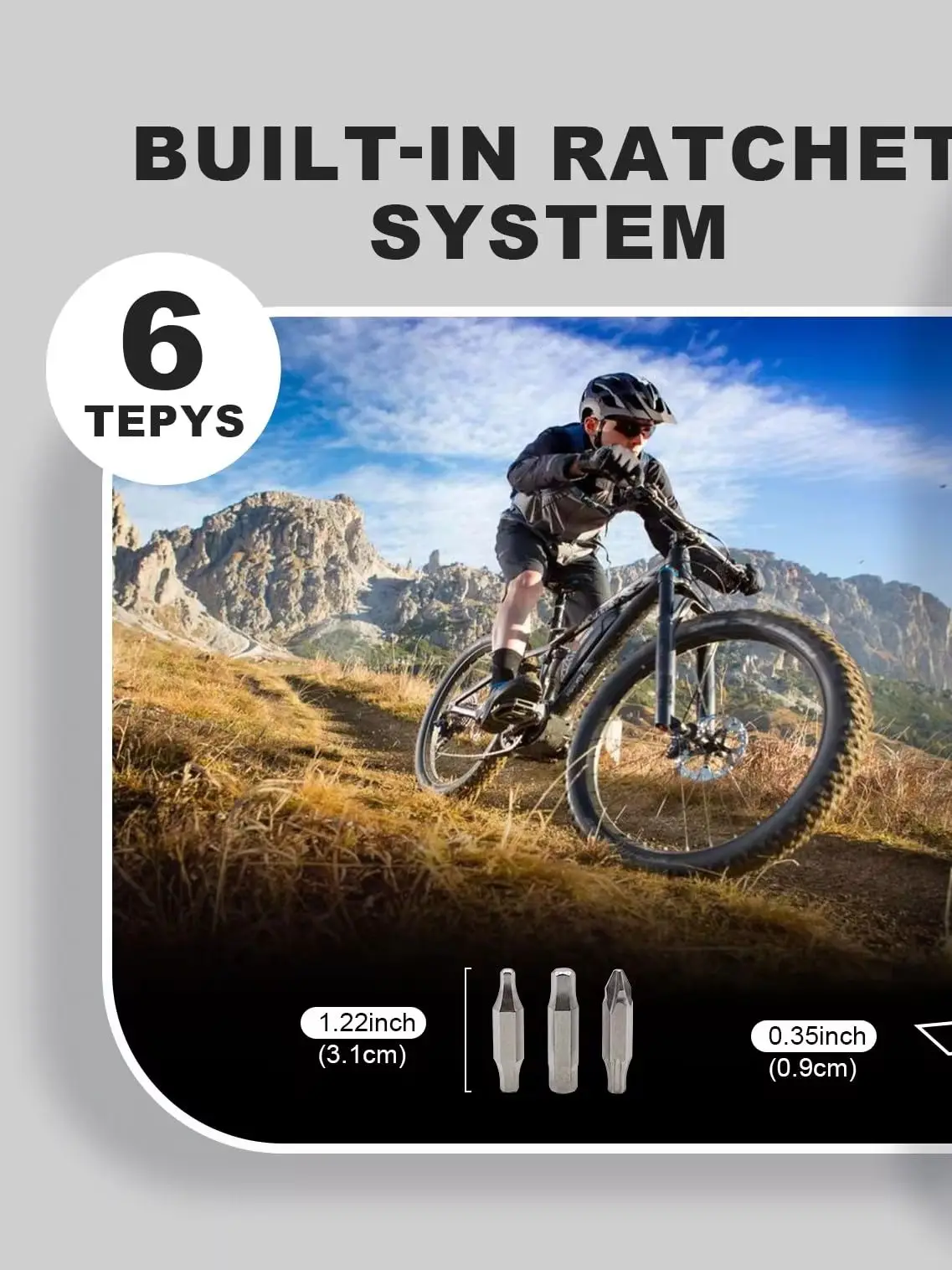 AliExpress NONE Bike Tire Levers Kit - 14 in 1 Portable Bike Multitool with Mini Ratchet Wrench, Bike Tire Levers, Cone Wrenches & File Blade
