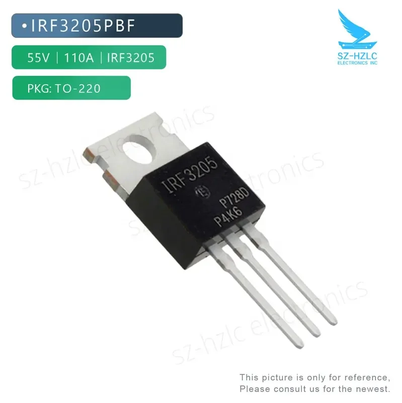 

Original IRF3205 IRF3205PBF New MOSFET Field-effect Tube Inverter MOS N channel 55V 110A TO-220 Controller