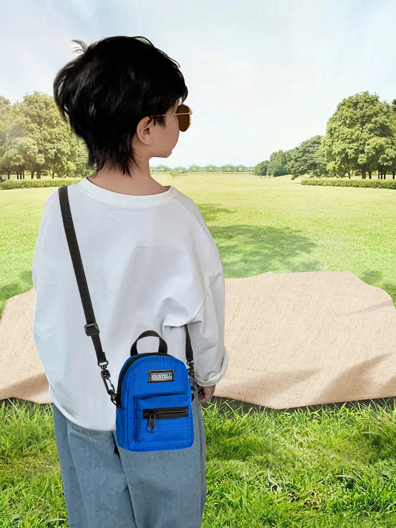 Sac à bandoulière Oxford Grill pour enfants, mini cartable, loisirs, sports de plein air, mode initiée