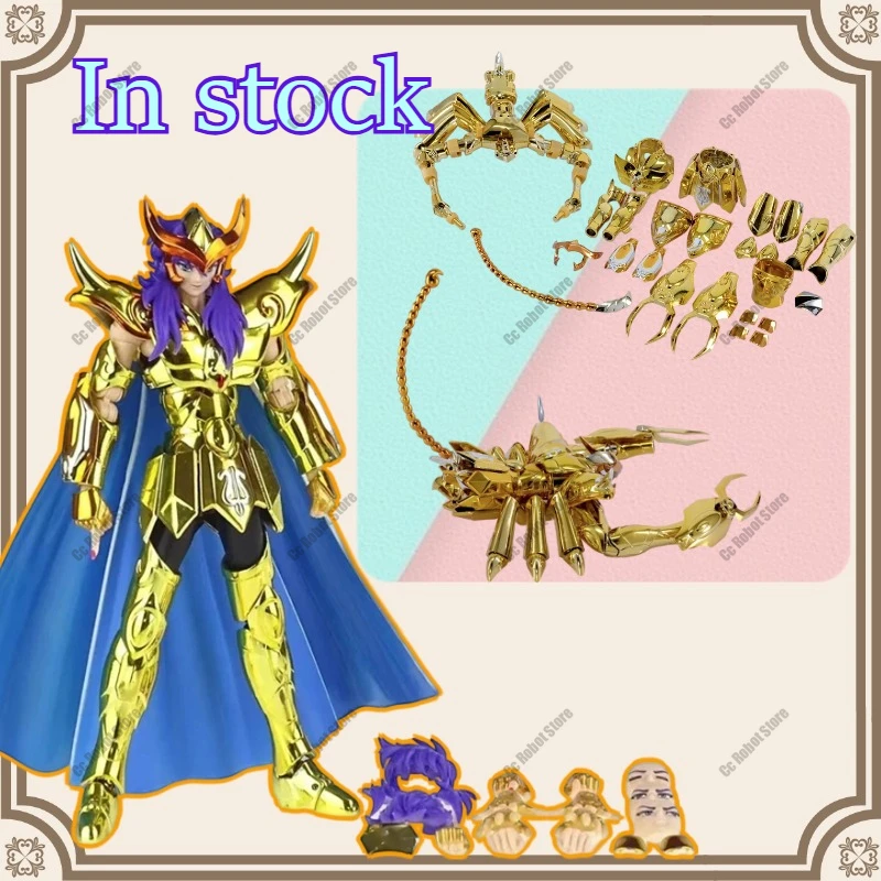 

[In Stock] CS Model Saint Seiya Myth Cloth EX 2.0 Scorpio Milo with Totem/Prop Gold Saint Action Figure Birthday Gift Collection