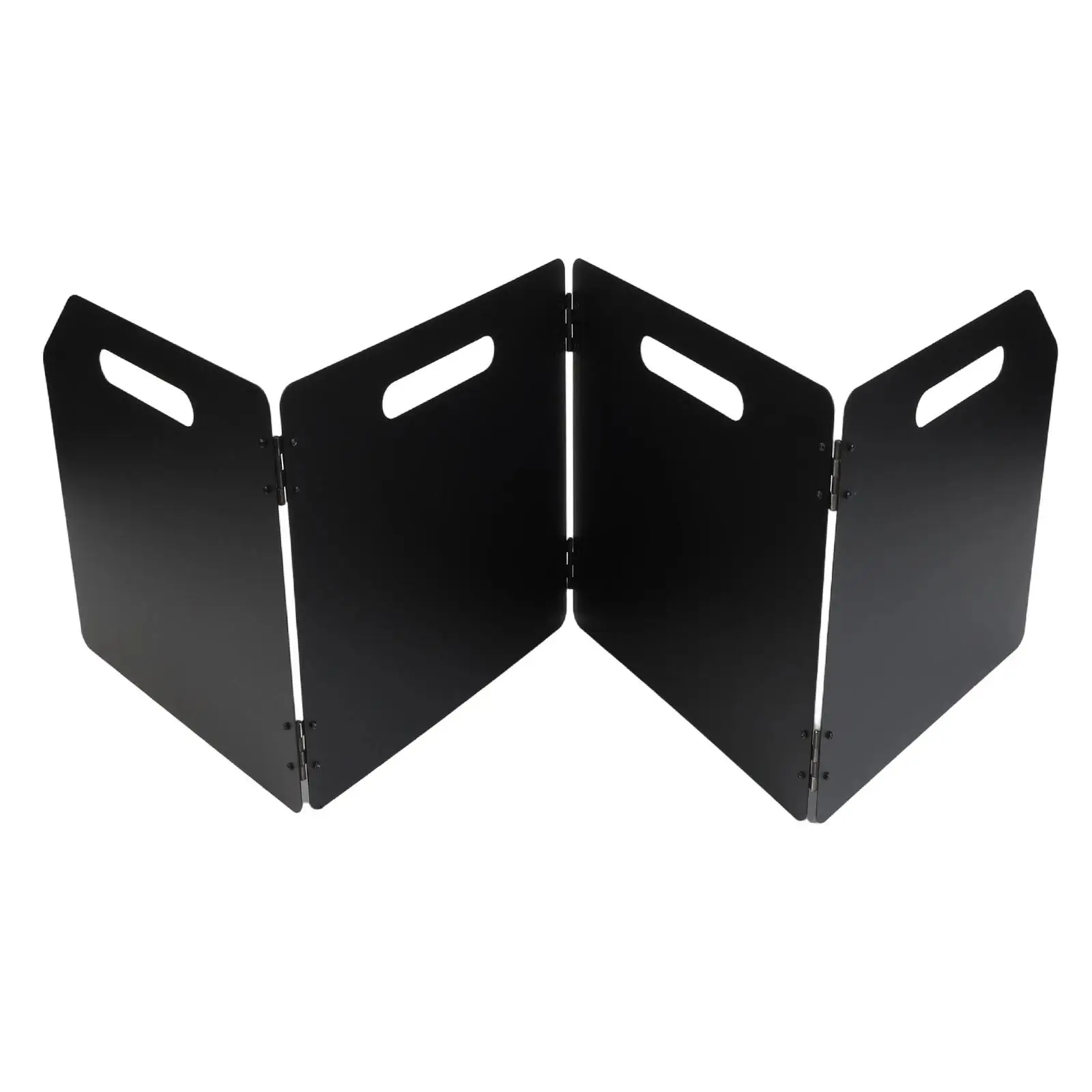 Energy Saving Foldable Windshield for Camping Stove Offering Stability and Compact Storage for Efficient Outdoor Cooking