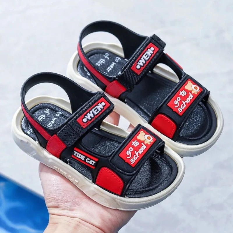 Sandali da ragazzo suola morbida sandali per bambini scarpe da spiaggia versatili alla moda scarpe per bambini per ragazza Sneaker Casual Sandalias