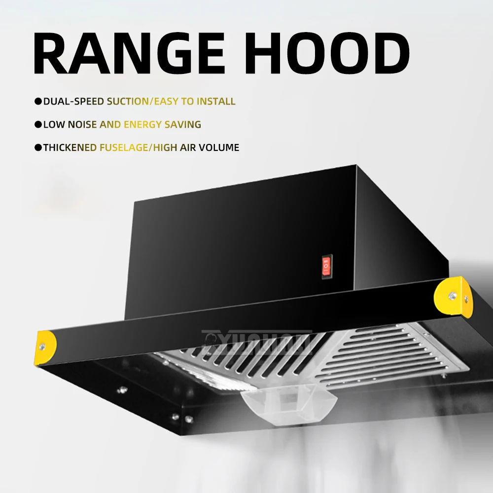 Kitchen Range Hood Powerful Turbine Exhaust Fan Household Large Suction Davlumbaz Mutfak Afzuigkappen Voor Keukens