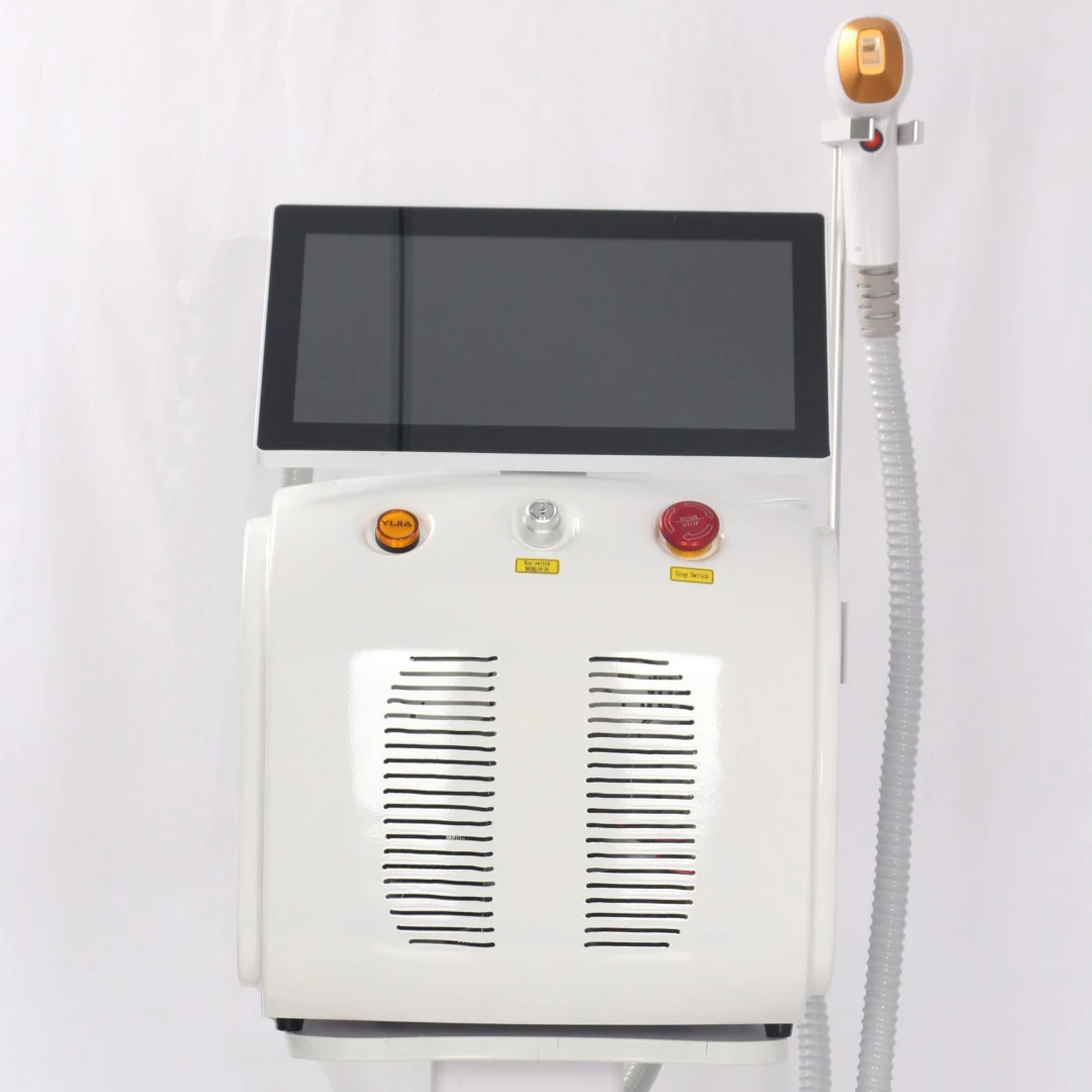 2025 Professional 3 Wavelength Diode Laser Hair Removal Machine High Power Ice Cooling Diode Laser Depilation Hair Machine