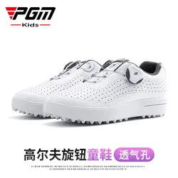 PGM Golf Children's Shoes Casual Sports Kids Sneakers Knob Shoelaces Microfiber Breathable Anti Slip XZ229 Wholesale