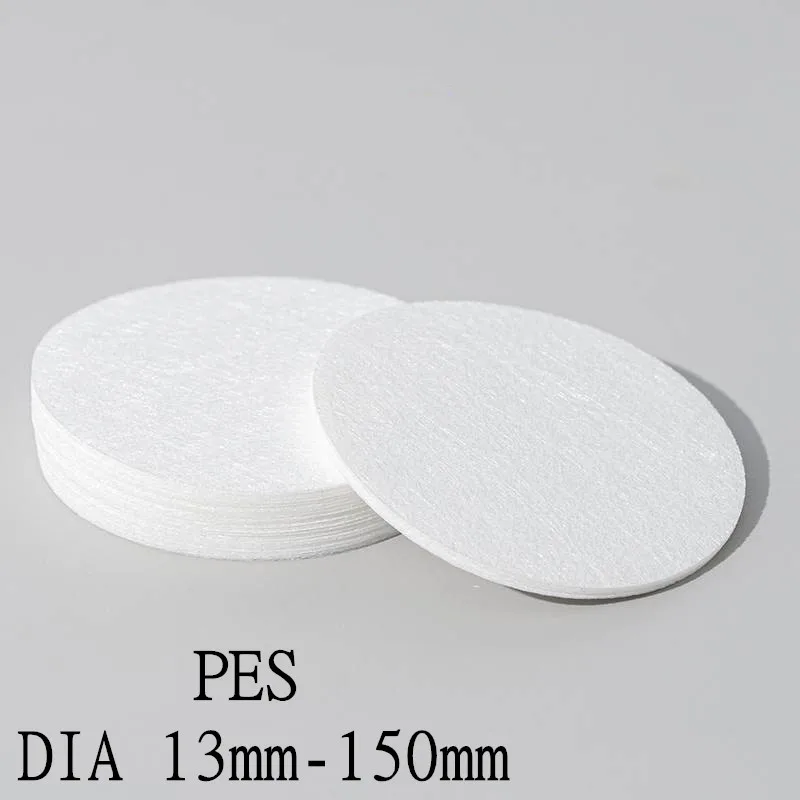 50pcs 100pcs DIA 13mm-150mm default Aperture 0.22um Polyethersulfone microporous membrane,lab PES millipore filter membrane