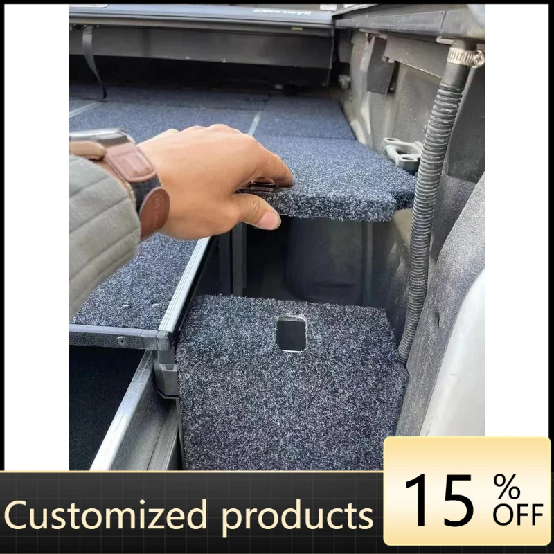 ThrustWorks Custom Aluminum Truck Bed Slide Tray Retrac Universal Cargo Drawer Accessory Full Size Pickup Factory