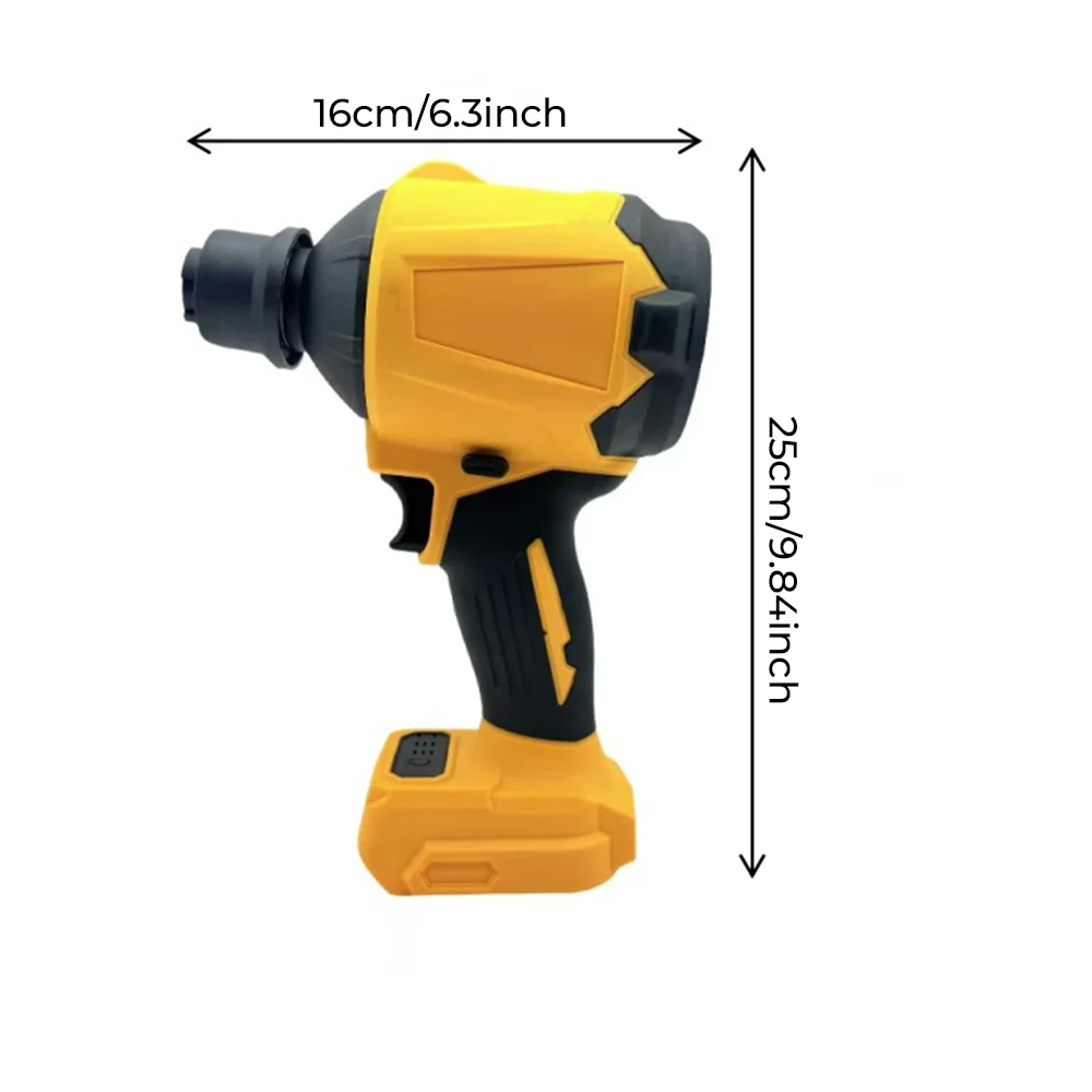 

For Makita/ Dewalt/ Milkaukee Brushless Air Blower Cordless Air Dust Removal Gun Multifunction Dusting Machine Inflator Tools