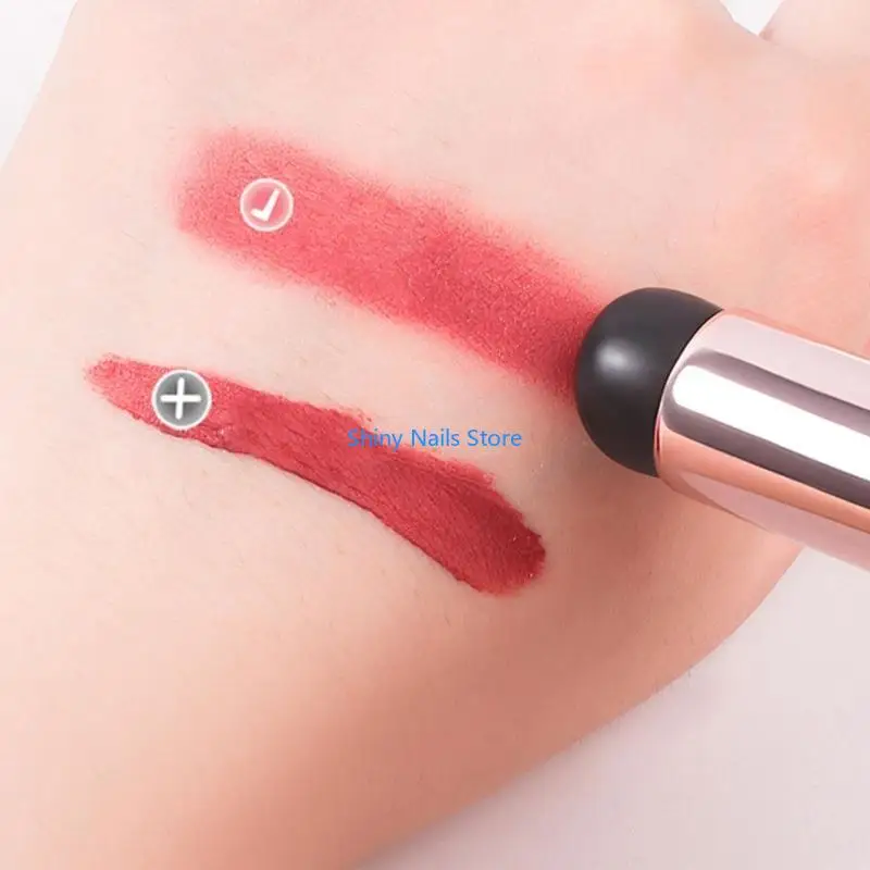 

Silicone Lip Brush with Case for Precise Lipstick Application Cosmetic Tool