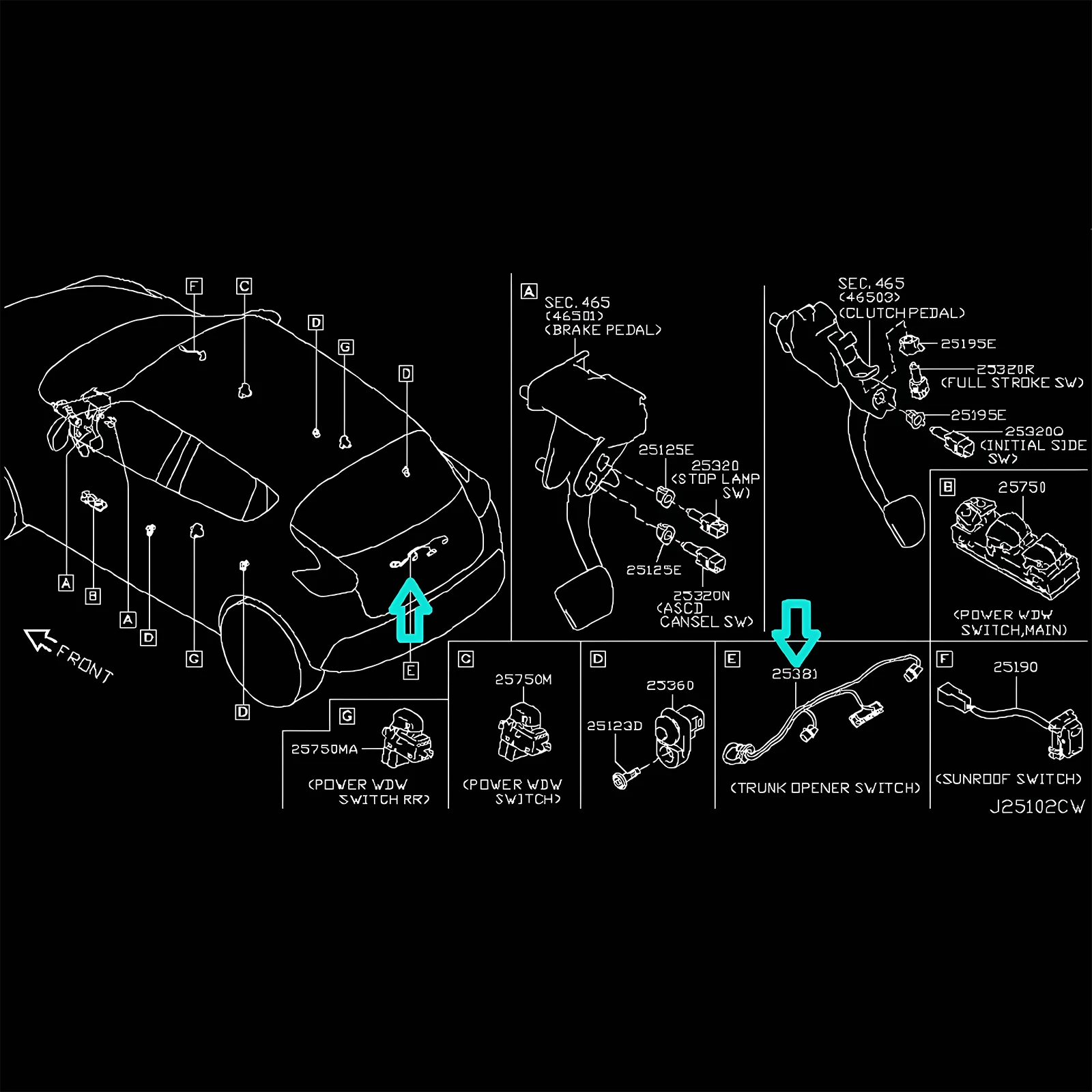 Quick Installation Rear Access Device compatible with the following For Nissan For Jukes between Eleven and Fifteen