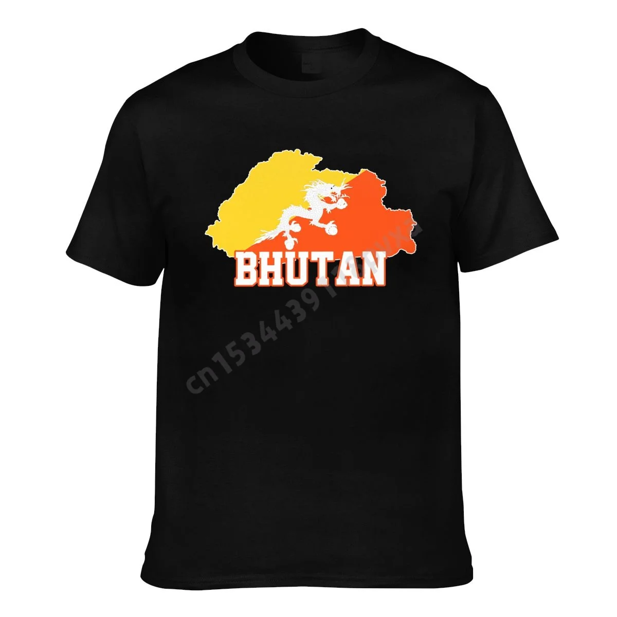 Bhutan Flag Bhutanese Country Map IT'S IN MY DNA Men Women T-shirt Boys Tees T Shirt Hip Hop Tshirts XS-5XL 100% Cotton