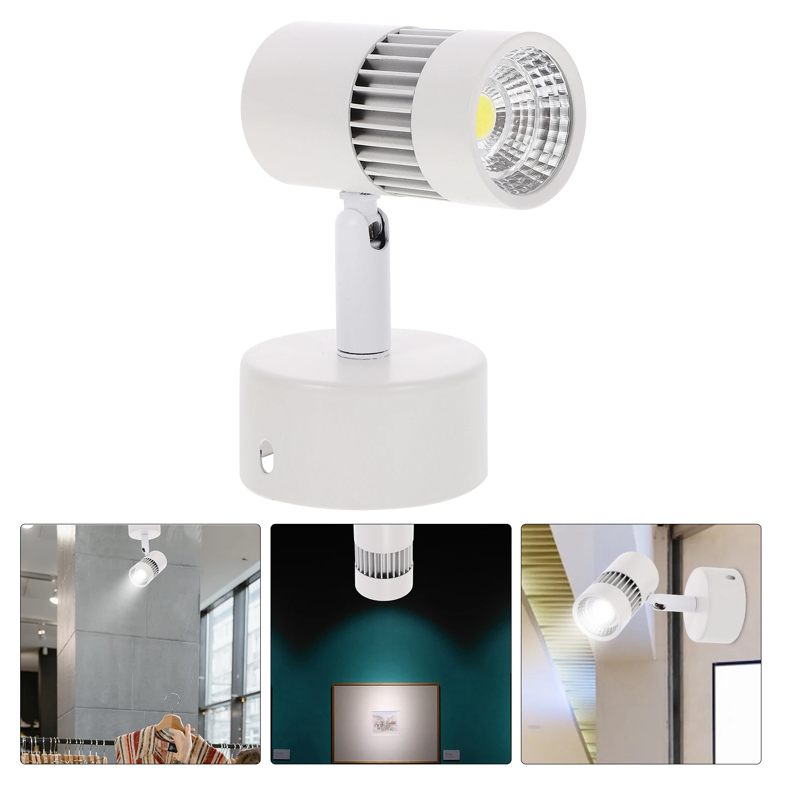

5W Cob White Light Modern Pvc Ceiling Downlight Wall Light Slim Bright Spotlights For Kitchen Living Room Display Cabinet