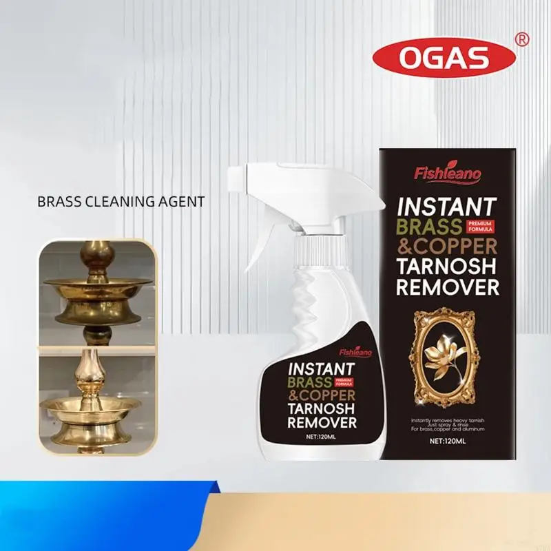 Cookware Finish Cleaner Small Bottle for Brass Hardware Care, Hand-Pump Use for Precise Household Metal Cleaning During 87HA