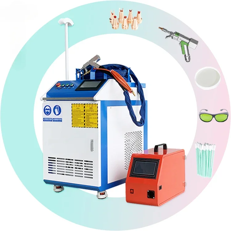 4 In 1 Cutting Cleaning Welding 1000W 1500W 2000W Handheld Fiber Laser Welding Machine