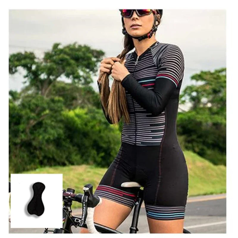 2024 Wholesale Custom Breathable Sublimation Spandex Triathlon Clothing Women Triathlon Suits , Women's Triathlon Cycling Suits