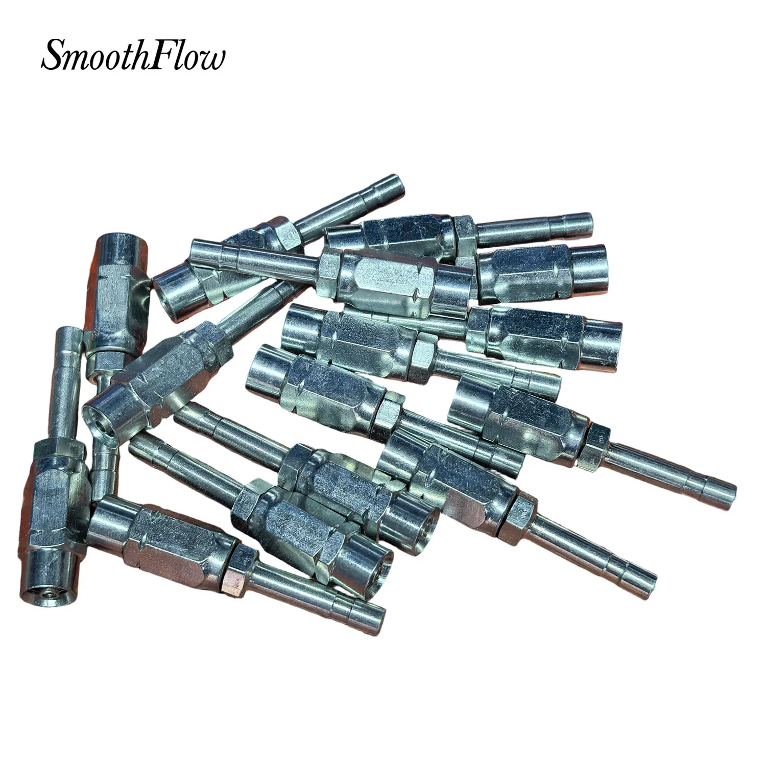 40pcs KA-6 Straight Tube Insert 8.6mm x 4.2mm Resin Hose to 6mm Adapter