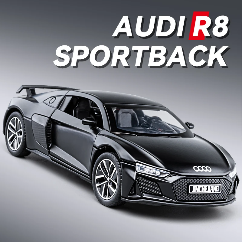 

1:32 Audi R8 Supercar Alloy Model Car Toy Diecasts Metal Casting Sound and Light Car Toys For Children Vehicle