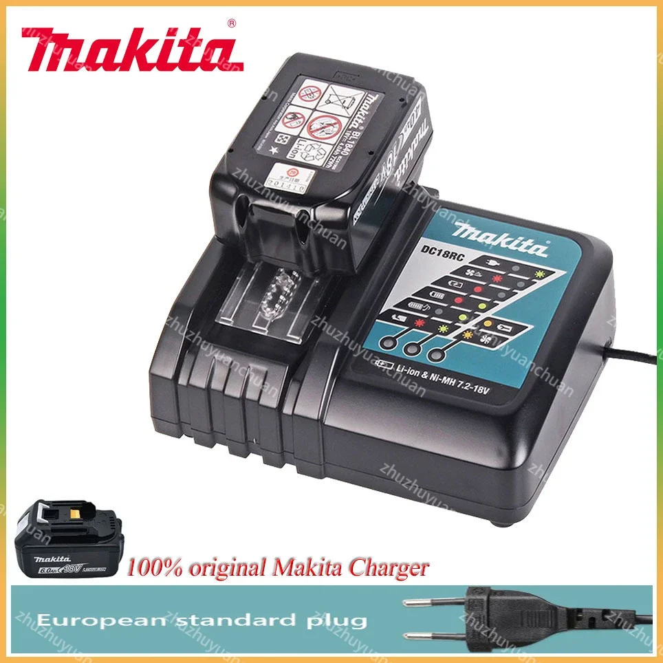 DC18RC For Makita 18V Drill Battery Charger 3A Li-ion Charger for Makita 14.4V 18V LXT BL1815 BL1860 BL1430 BL1450