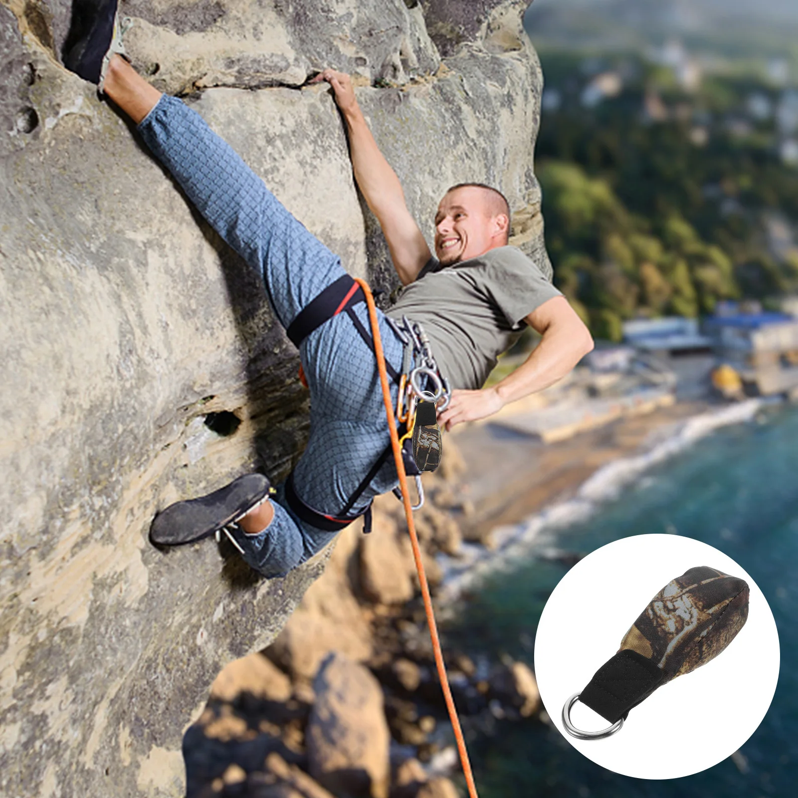 

Portable Throwing Rope Bag Durable Professional Climbing Gear Compact Multi Function Outdoor Throw Bag Professional Throw Weight