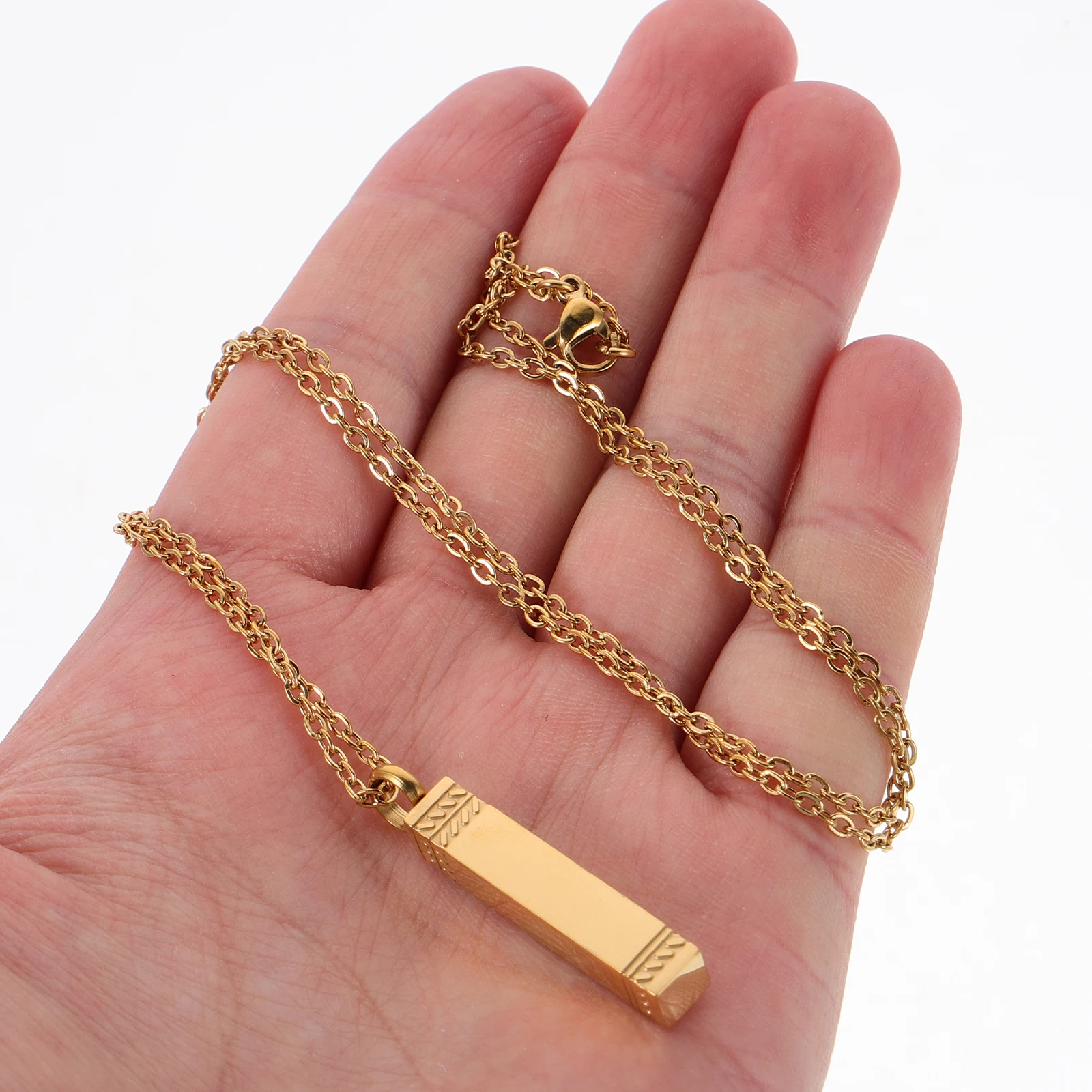 

Stainless Steel Memorial Pendant Cremation Jewelry for Ashes Keepsake Urn Necklace Wearable Pet Cremation Keepsake Ashes