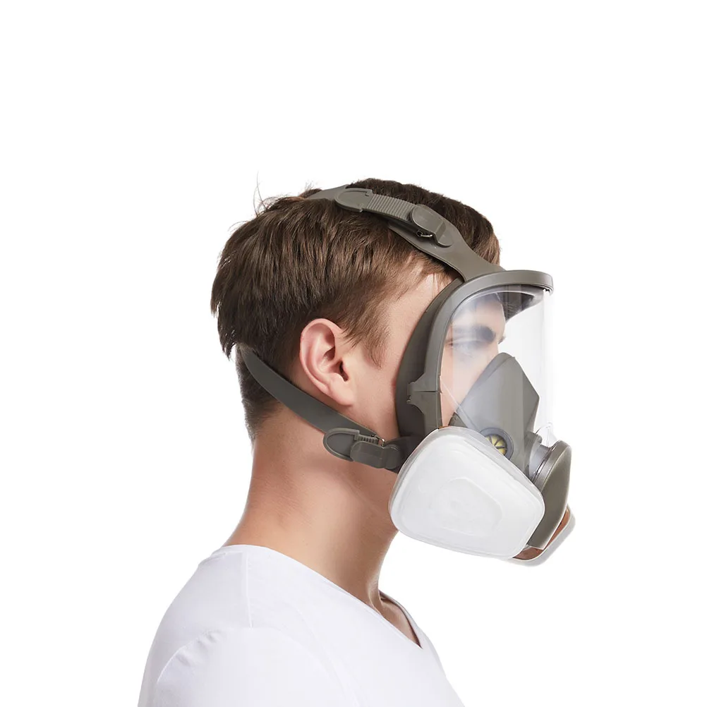 

1Pcs Gas Mask Full Face Protective Mask Breathing Professional Protective Cover Eye Protection Durable Comfortable
