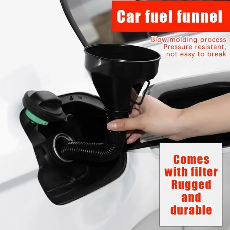 

1SET Universal Telescopic Car Refueling Funnel Engine Oil Filter Transfer Funnels Foldable Portable Funnels Accessories 1Set