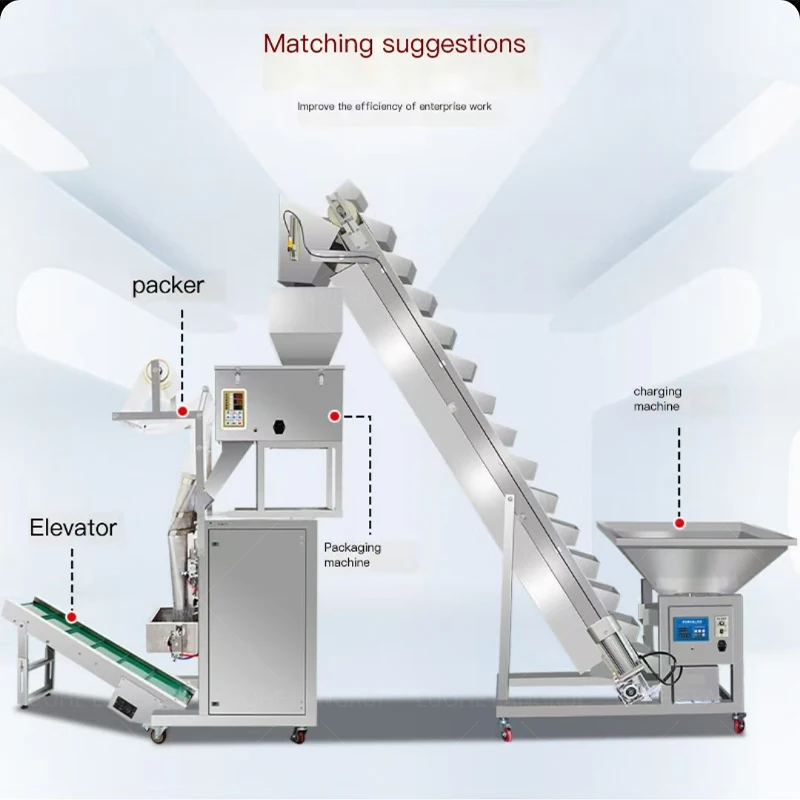 Maïsmeel multifunctionele korrelige verpakkingsmachine sluitmachine verpakkingsmachine