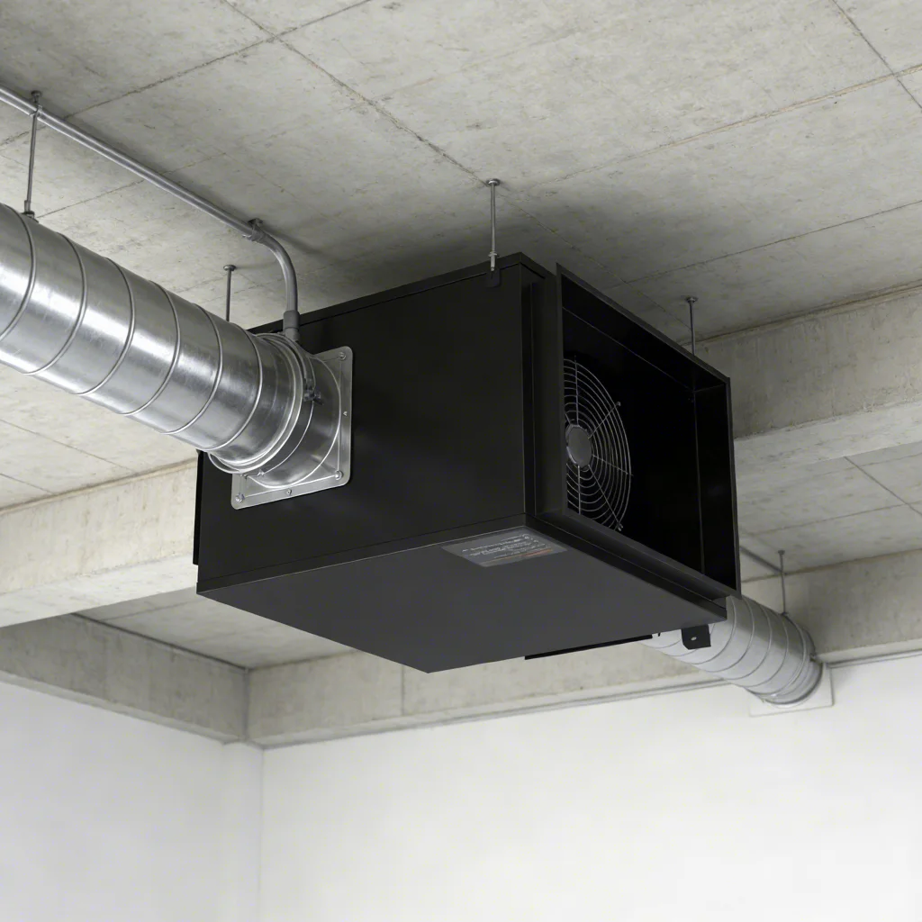 Factory Direct Selling Heavy Duty Fan Box SGCC Galvanized Steel Extra Large Air Inlet DC Motor OEM Accepted