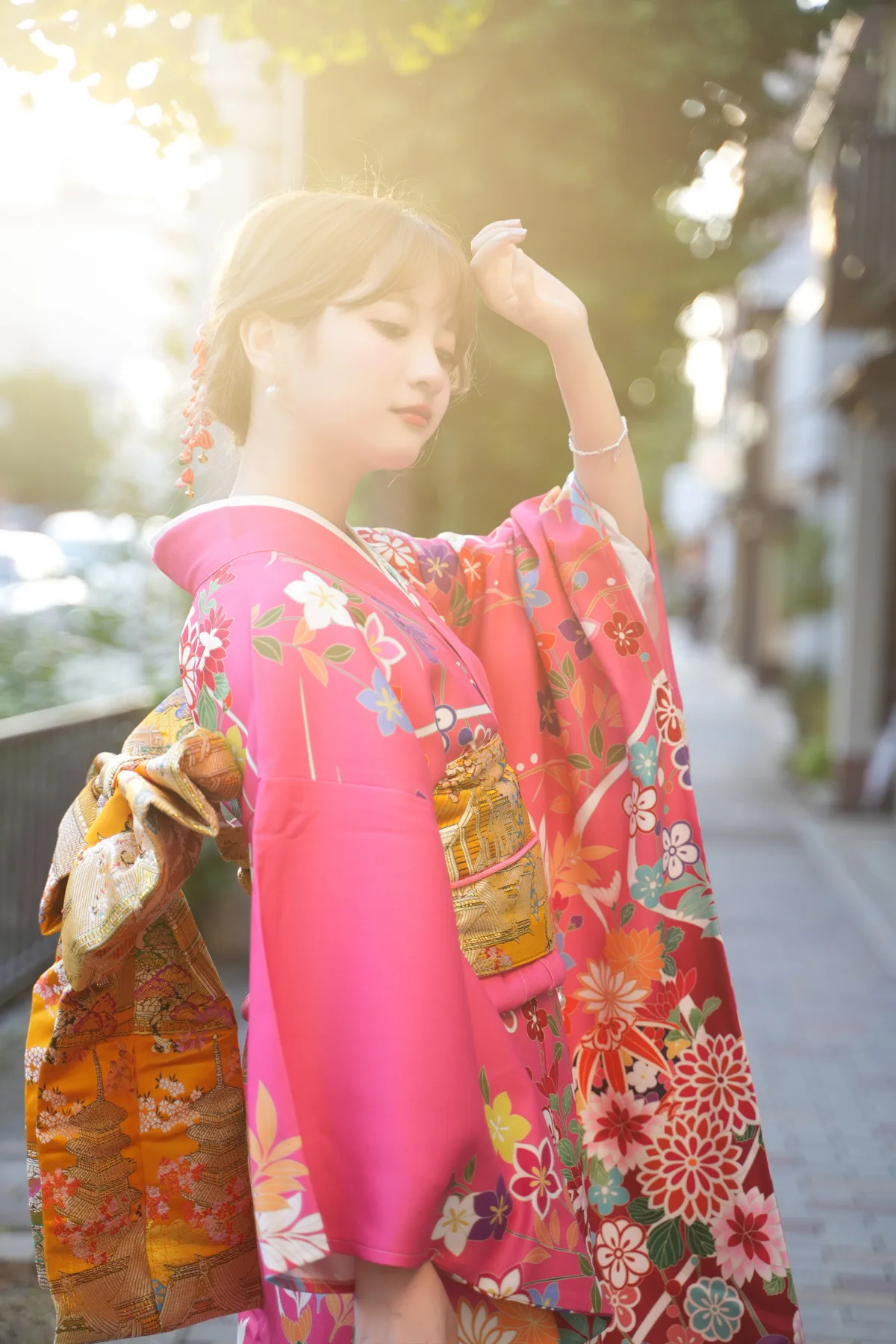 กิโมโนแบบญี่ปุ่นดั้งเดิม แขนสั - Women Formal Wear For Meeting บทวิจารณ์และราคา