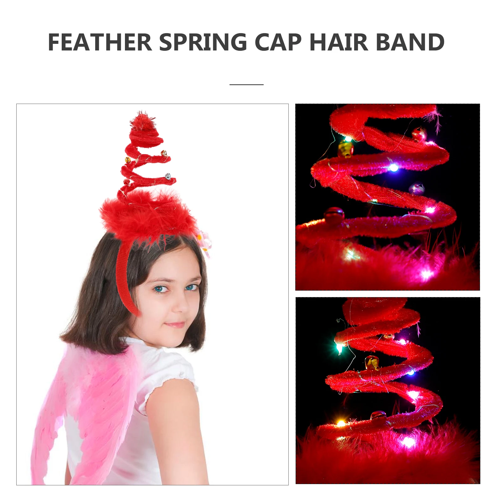 

Christmas Kids Headband Hair Hoop Hat Bands Girls Accessories Comfortable Wear Long Time Environment Friendly Perfect Party