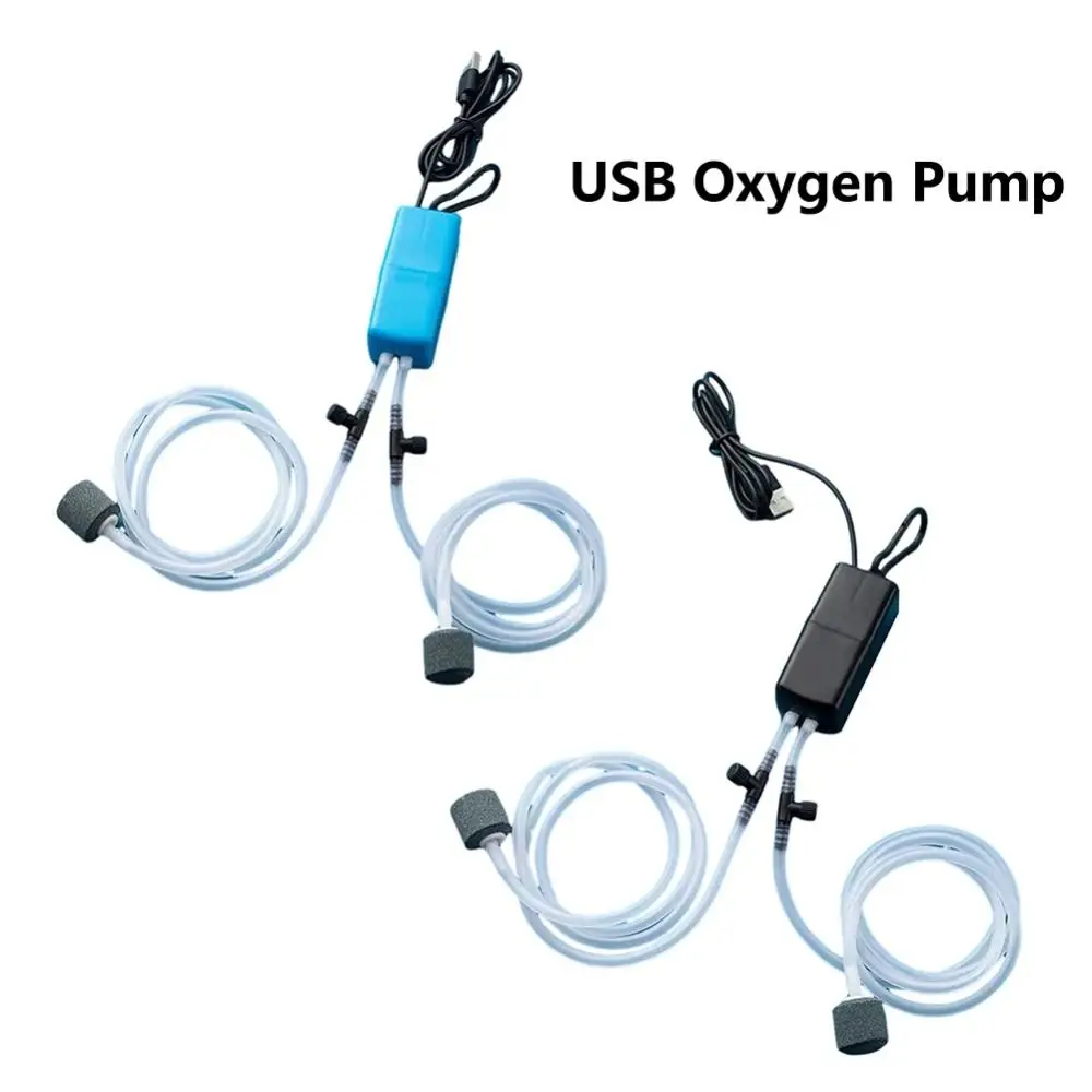 Portable USB Aquarium Filter with Air Stone Silent Oxygen Pump High Quality High Energy Efficient Aquarium Air Pump