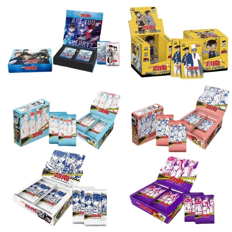 

KAYOU Detective Conan Anime Figures Jimmy Kudo Conan Mouri Ran SSR Rare Collection Card Toys Birthday Gift for Children