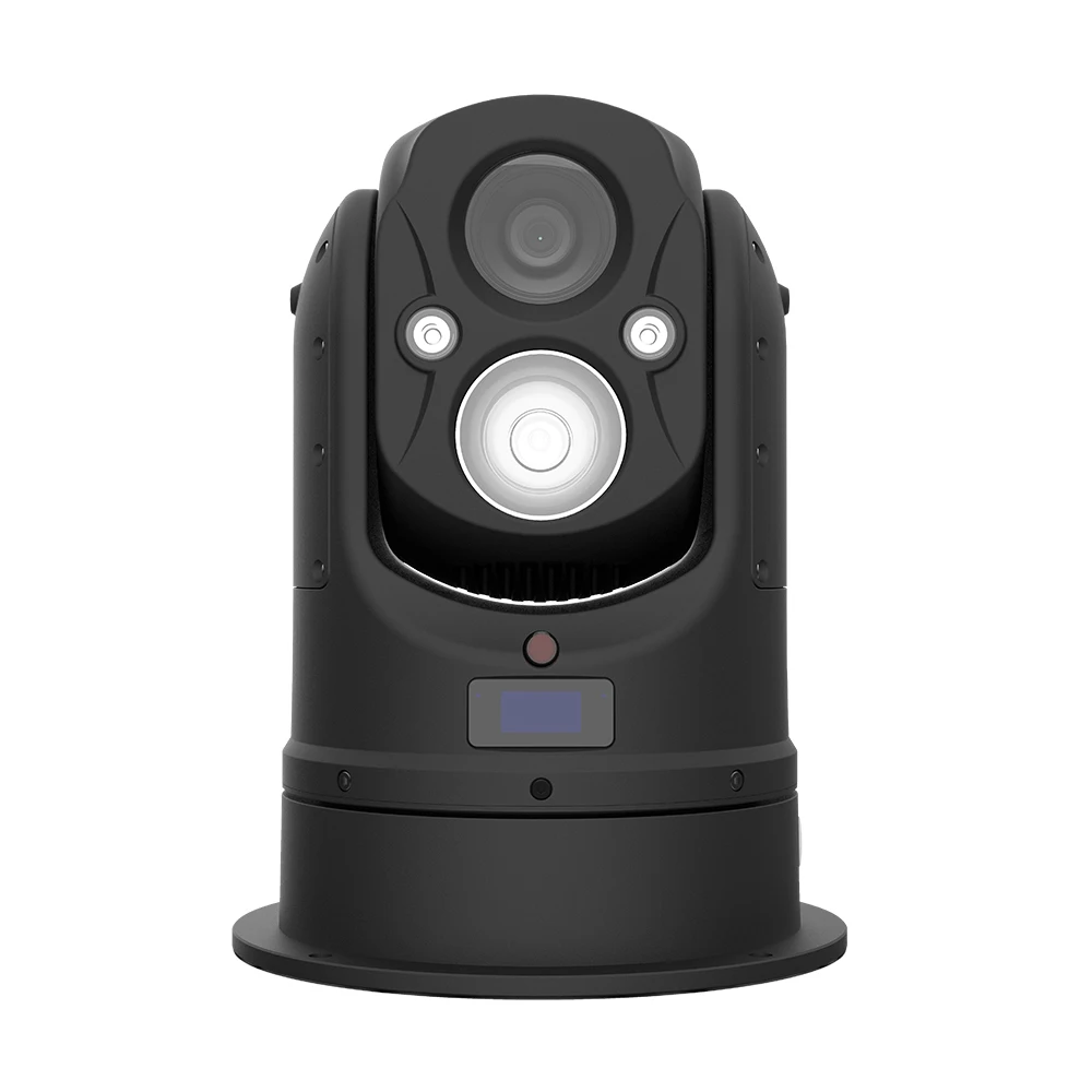 

4G portable binocular PTZ with visible light + white light illumination lens