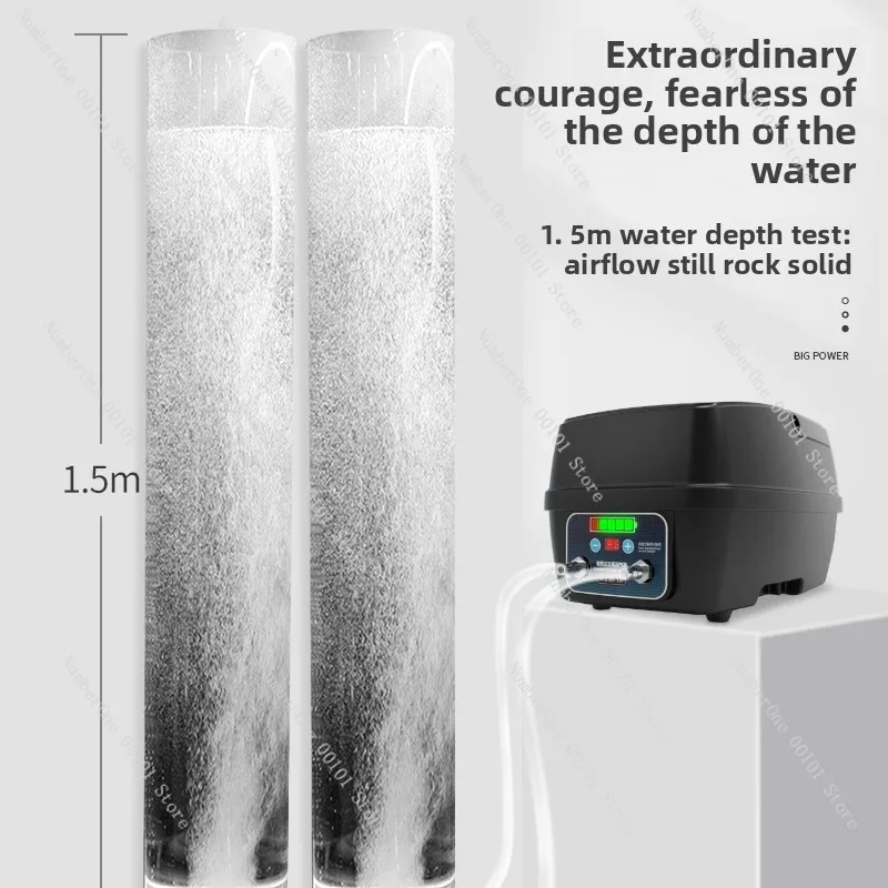 AC and DC aerato harging dual-purpose oxygen pump, high-power fish raising oxygen pump, selling fish and playing oxygen machine