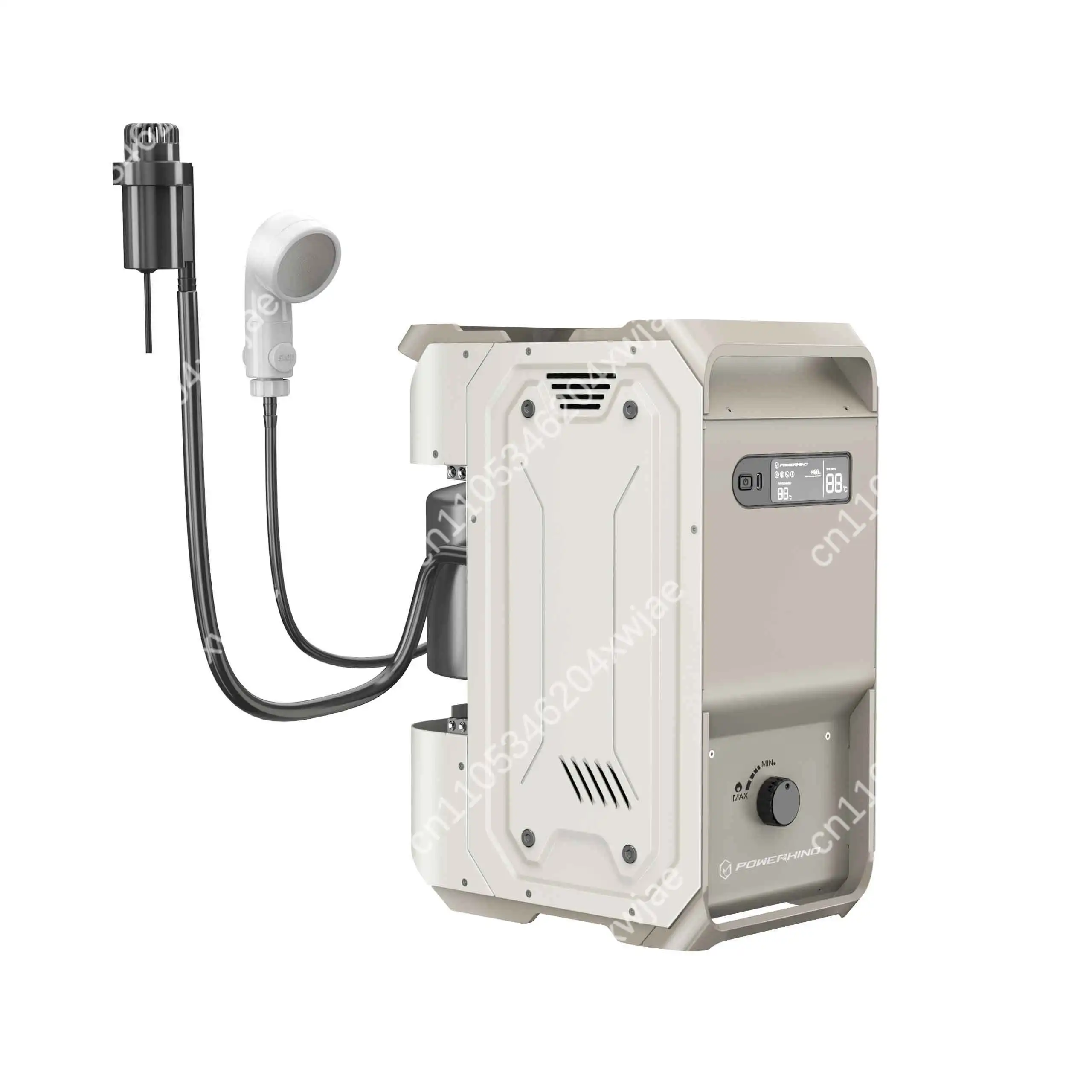 야외 휴대용 프로판 온수기 및 샤워 펌프 소형 야외 청결 샤워 시스템 캠핑 액세서리