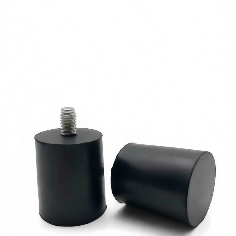 Thermal Resistant Rubber Mount Threaded Adjustment Foot Anti Slip Vibration Damper For Industrial Equipment Base Support Pad