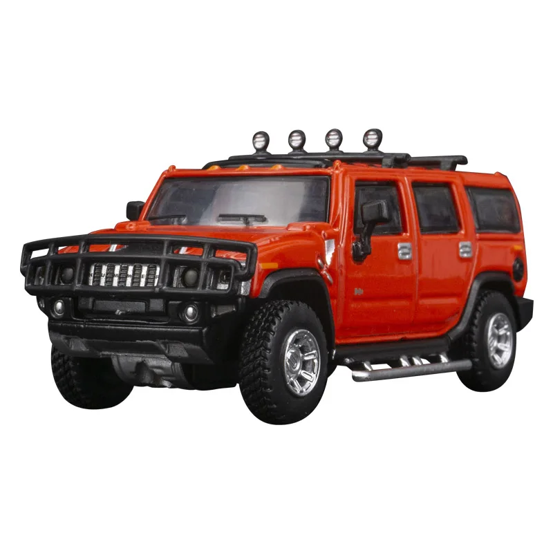 

1:64 H2 модель внедорожника из сплава, статический амортизатор автомобиля, может подарить в качестве подарка на день рождения для детей