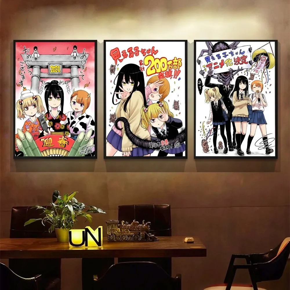 

Anime Mieruko Chan Poster Vintage Posters Sticky Vintage Room Home Bar Cafe Decor Kawaii Room Decor