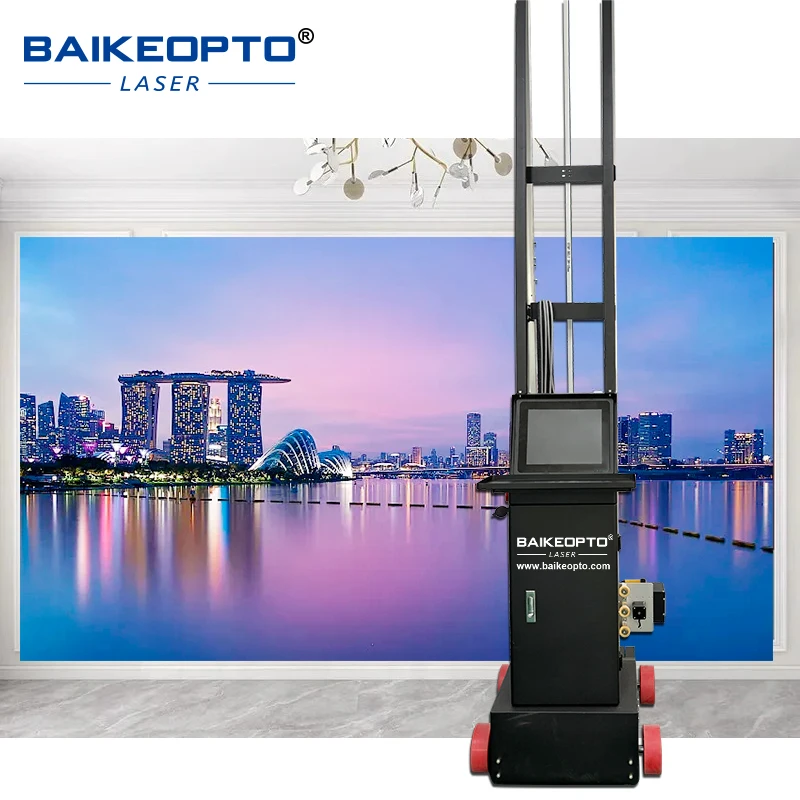 

BK-UP900M Double 4720 Epson Nozzles Super Quick Printing Speed 2.5M Print Height Vertical Wall Printer For Indoor And Outdoor