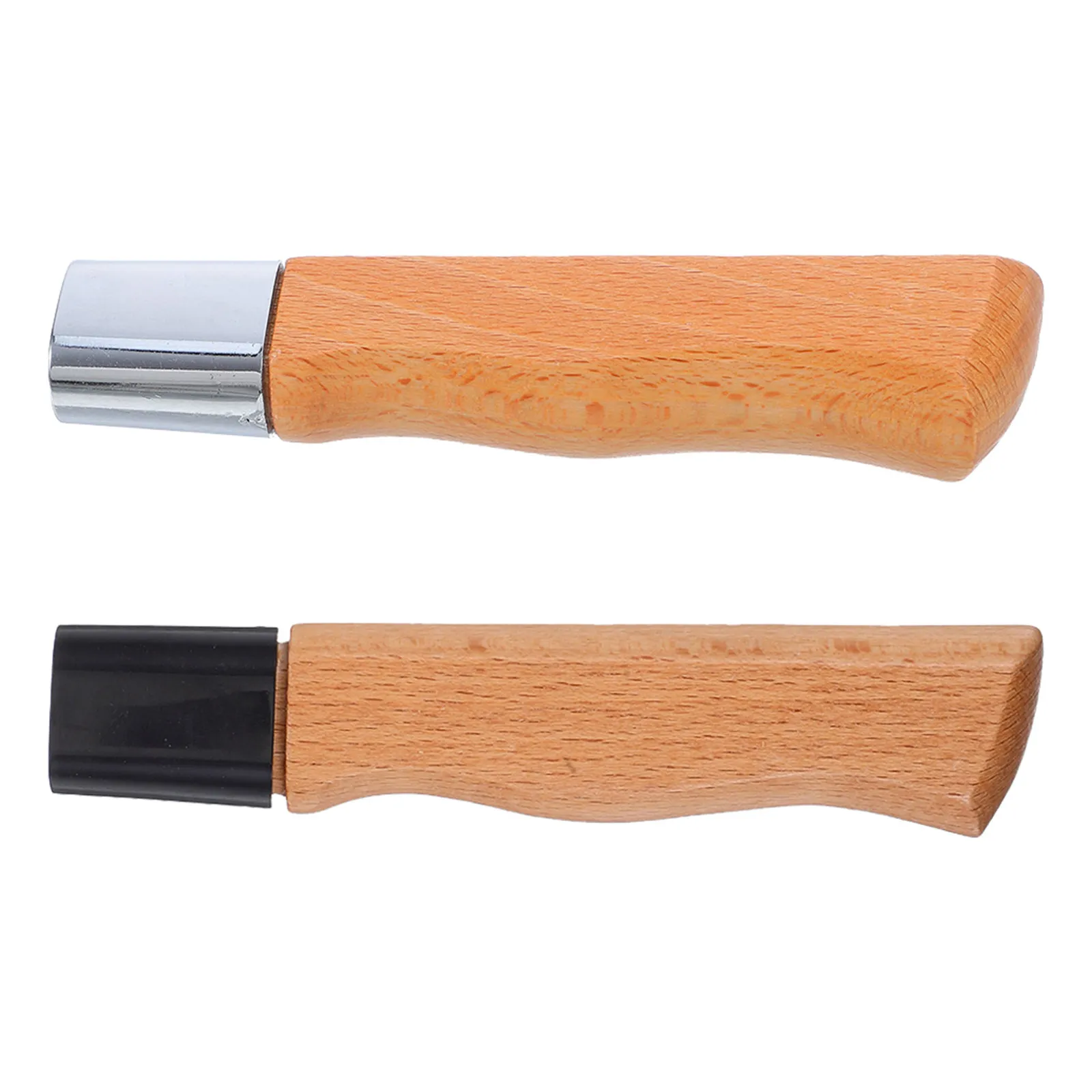 2Pcs Pear Wood Knife Handle Set Ergonomic Wooden File Handles for Chef Knife Repair DIY Handle Making Replacement Kitchen Tool - view 3