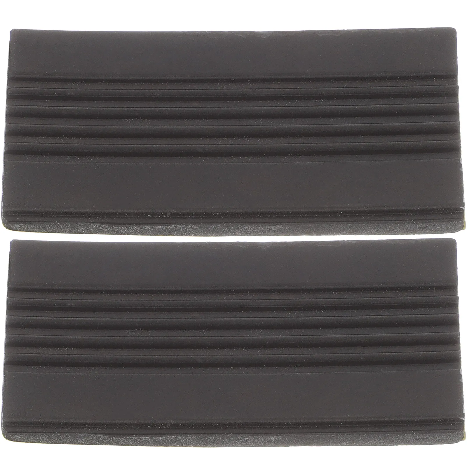 

2 Pcs Anti Base Drum Pads Mats Bass Foot Pedal Protector Non-slip Back Guards Floor Accessories Nonslip Rubber Antiskid