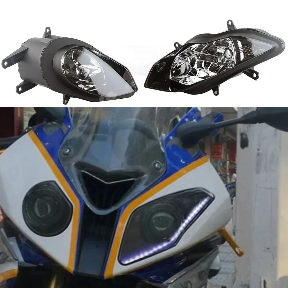 Motorcycle Front Headlight Lamp Assembly For BMW S1000RR 2015 2016 2017 2018  Clear Lens