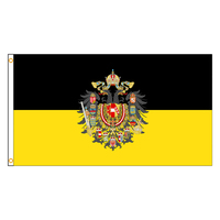 Nlbflag 90X150cm 3x5ft Imperial Coat  Arms Austria Empire Flag