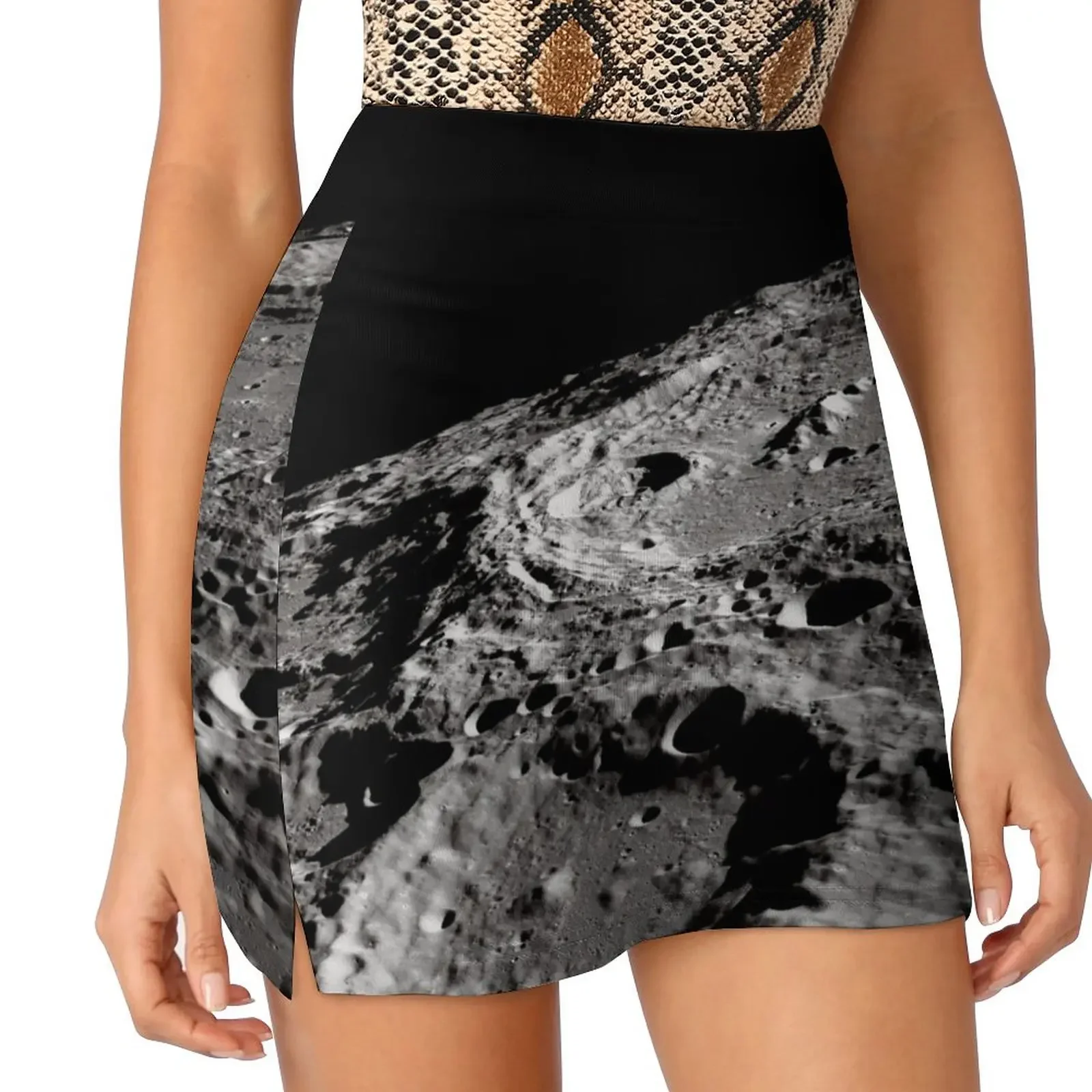 

Terraced Wall Crater on the Lunar Limb Mini Skirt Skirt for girls Skirt shorts kawaii clothes