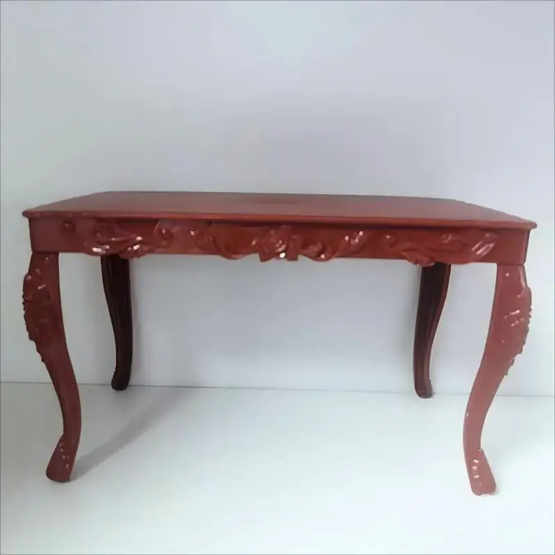 ลดราคาสุดคุ้ม 6 ชิ้น/ชุด ของเล่นเด็ก ตุ๊กตาจิ๋ว เฟอร์นิเจอร์บ้านตุ๊กตา โต๊ะอาหารขนาดเล็ก เก้าอี้ โต๊ะทำงาน จัดส่งเร็ว ของตกแต่งบ้านตุ๊กตา