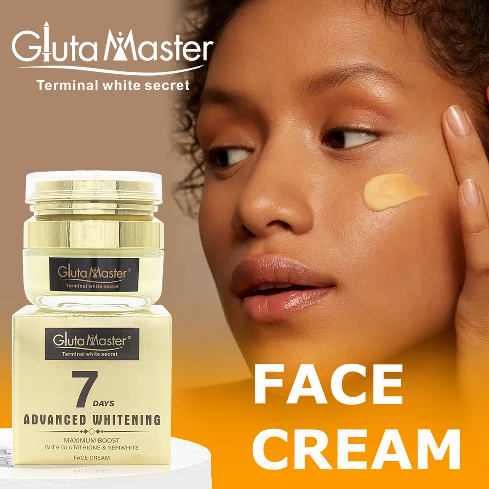 Gluta Master 7 Days Series Cream for Woman Face Care Lightening and Glowing Skin with Natural Plant Ingredients Day Cream